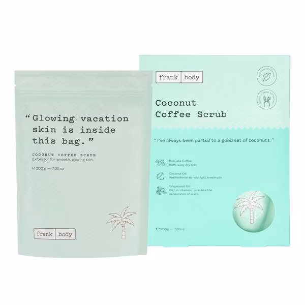 Frank Body coconut coffee scrub
