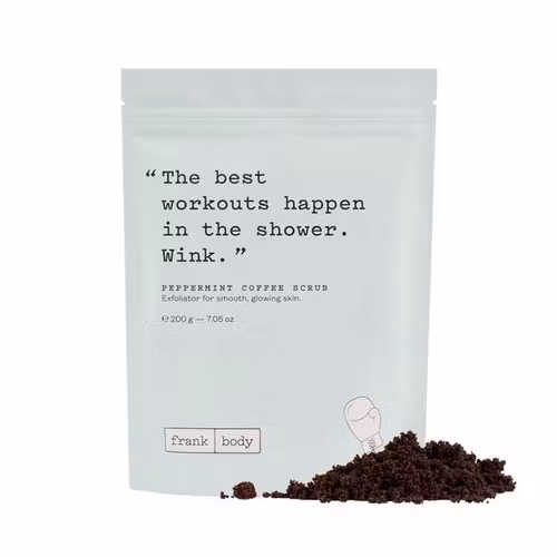 Frank Body peppermint coffee scrub