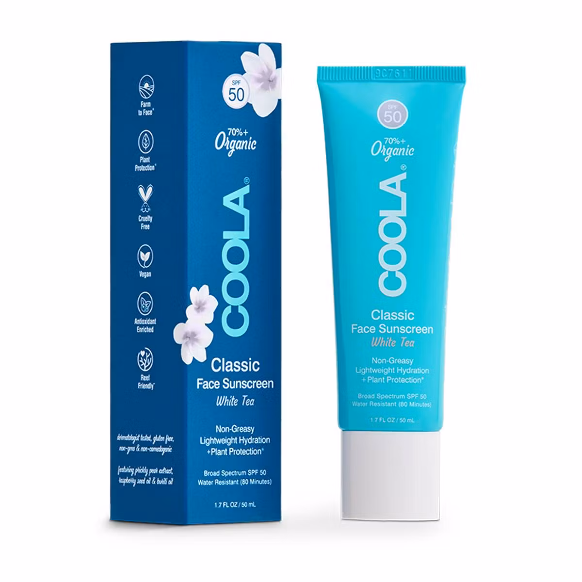 Classic Face Lotion SPF50 White Tea