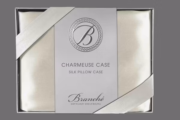 Creme - Branche Charmeuse Silkeputevar