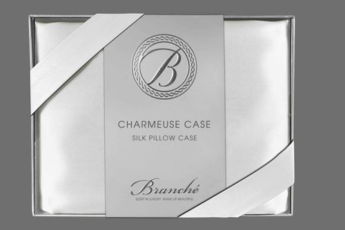 White - Branche Charmeuse Silkeputevar