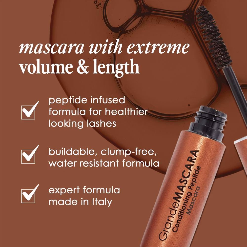 GrandeMASCARA Conditioning Peptide Mascara Brown