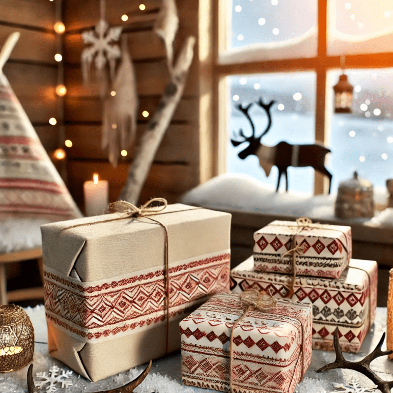 Christmas gifts at stoor of lappland