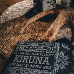 Graverade underlägg KIRUNA