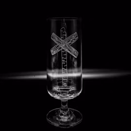 Graverad Ölglas Ledkryss