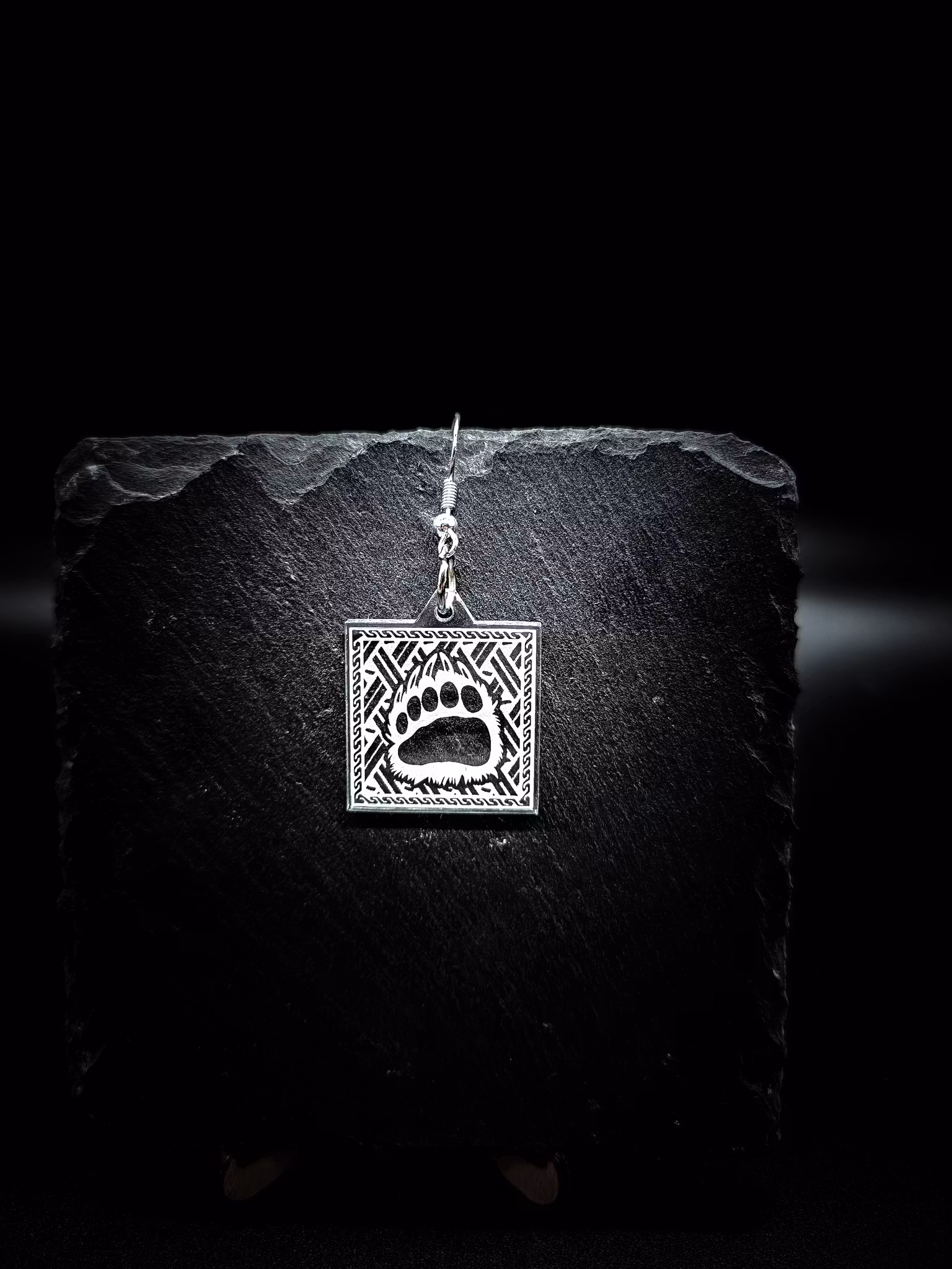 Björntass örhänge