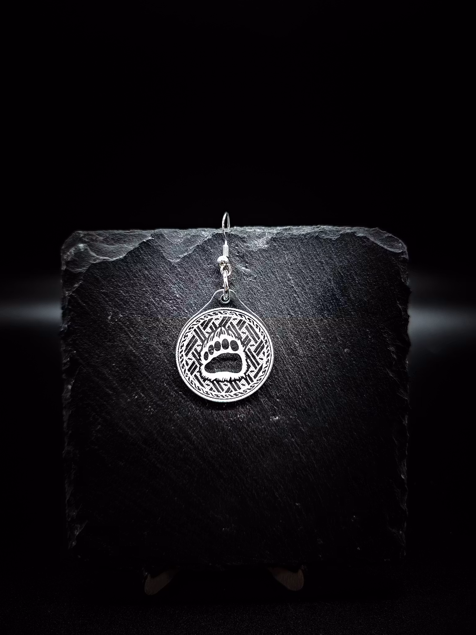 Björntass örhänge