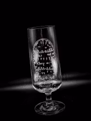 Graverad Ölglas Samiska trumman