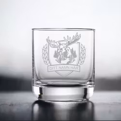 Whiskey glas med namn