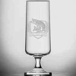 Ölglas med eget namn