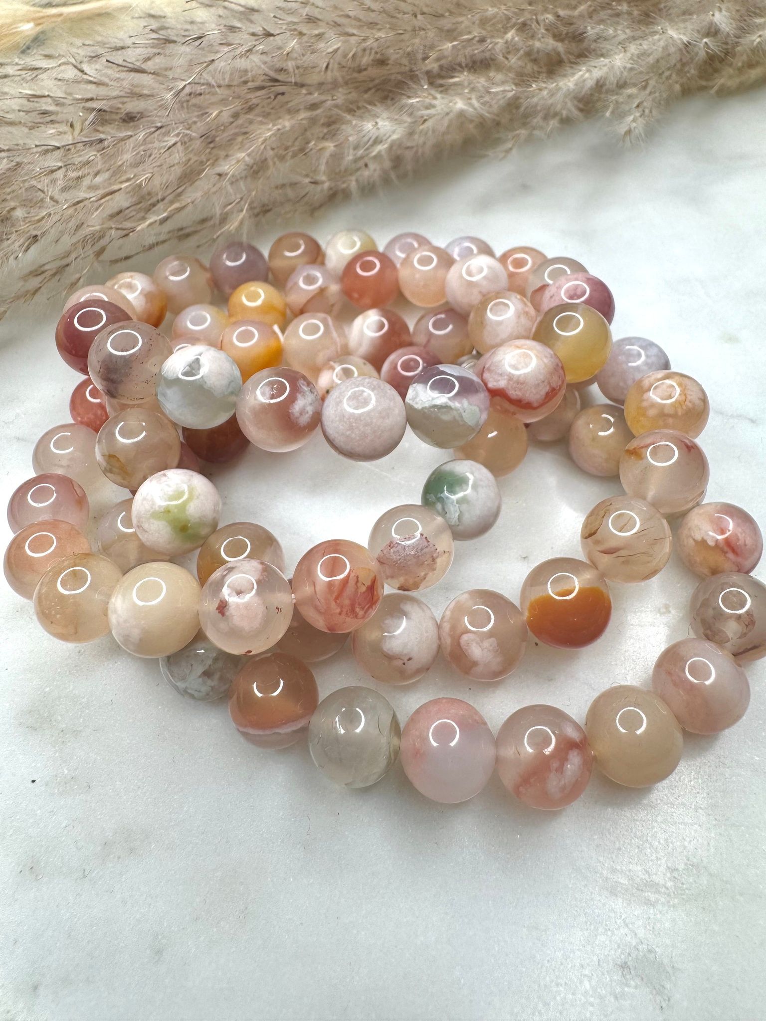 Blomstergatan 10mm armband kristall