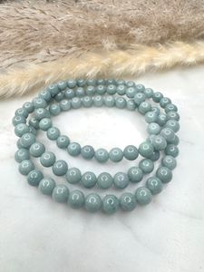 Blå jade 6 mm