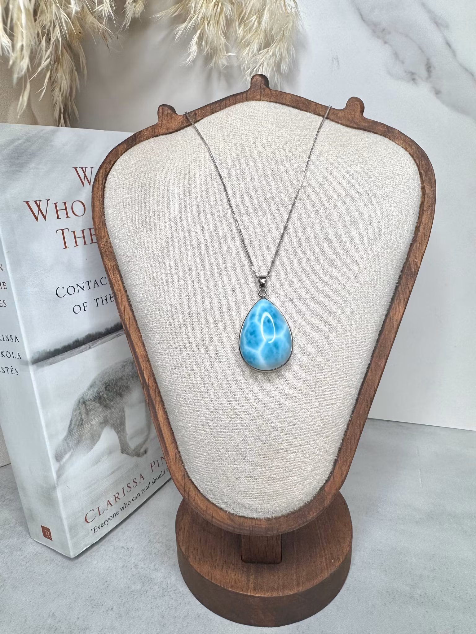 Hänge i larimar s925