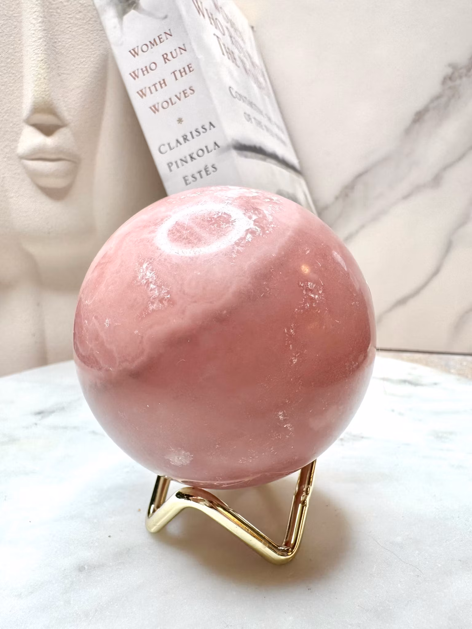 Klot i rosa opal