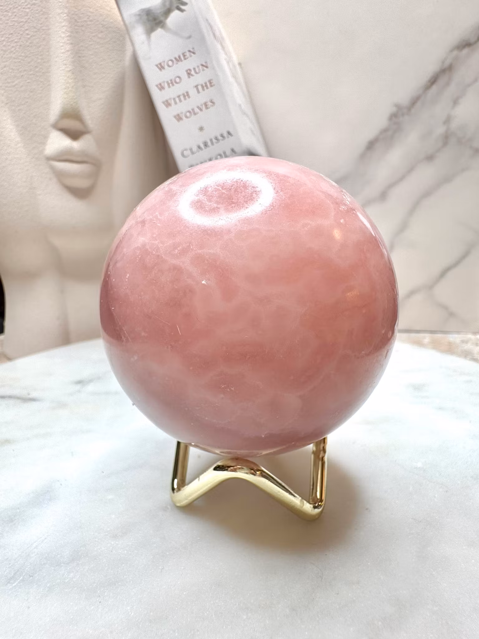 Klot i rosa opal