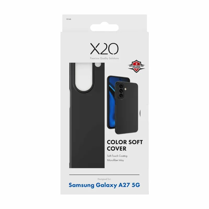 X2O Color Soft Skal för Samsung Galaxy A27 5G Svart