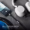 FIXED Link Premium USB-C till 3,5 mm-adapter Rymdgrå