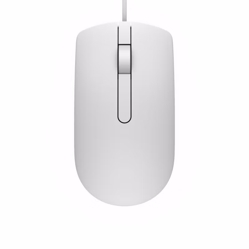 Dell MS116 Optisk USB-mus Vit