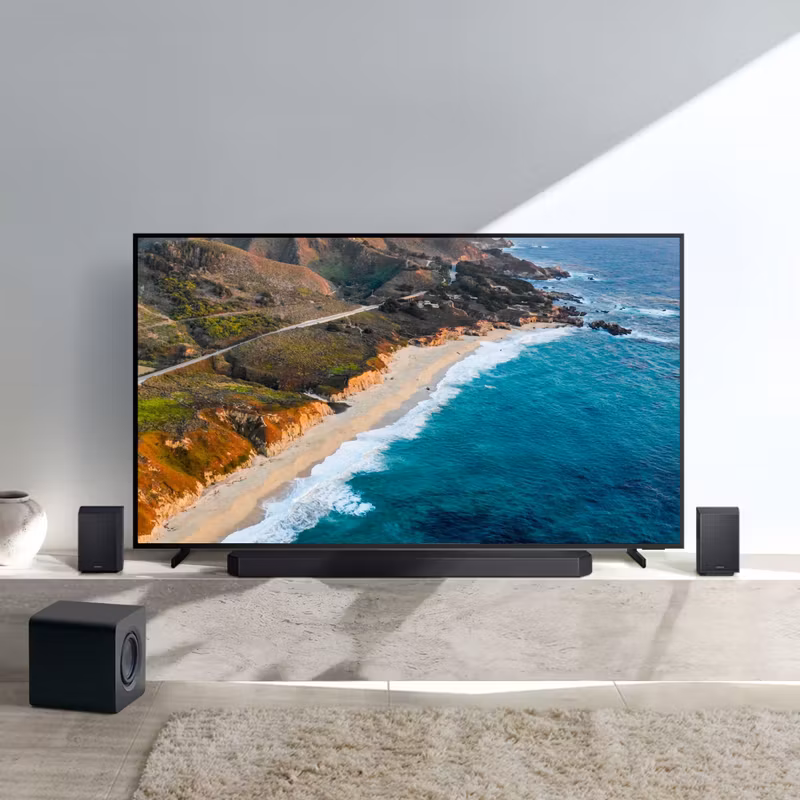 Samsung HW-Q930F 9.1.4 Dolby Atmos Soundbar med Subwoofer och Bakhögtalare Titan Black