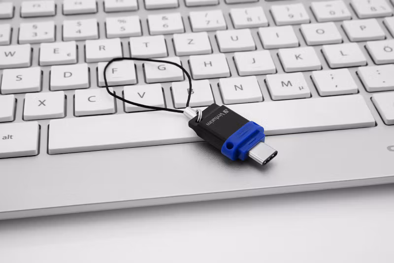 Verbatim Store 'n' Go Dual USB Drive 32 GB USB 3.2 Gen 1 USB-A/USB-C USB-minne Svart Blå