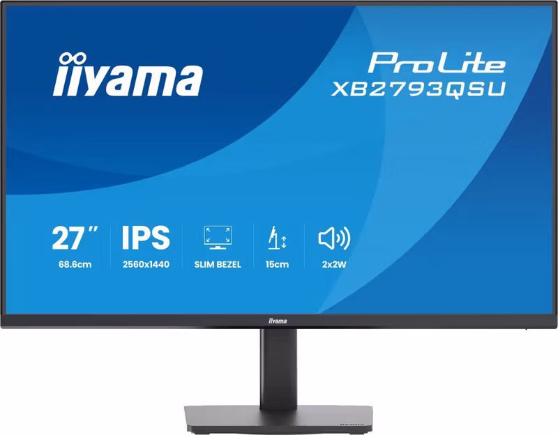 iiyama ProLite XB2793QSU-B1 27" IPS QHD 75 Hz Skärm Svart