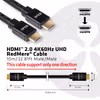 Club 3D CAC-2313 HDMI 2.0-kabel med Ethernet 10 m RedMere Aktiv Svart