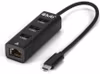 Club 3D CSV-1549 USB-C-hubb med 3 × USB-A och Gigabit Ethernet Svart