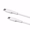 FIXED Liquid Silicone 60 W USB-C till USB-C 2 m Silikonkabel Vit