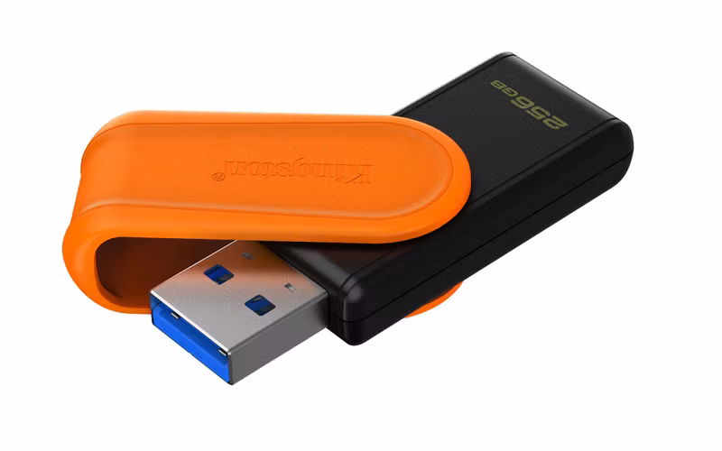 Kingston DataTraveler Exodia S 256 GB USB 3.2 Gen 1 USB-minne Svart/Orange