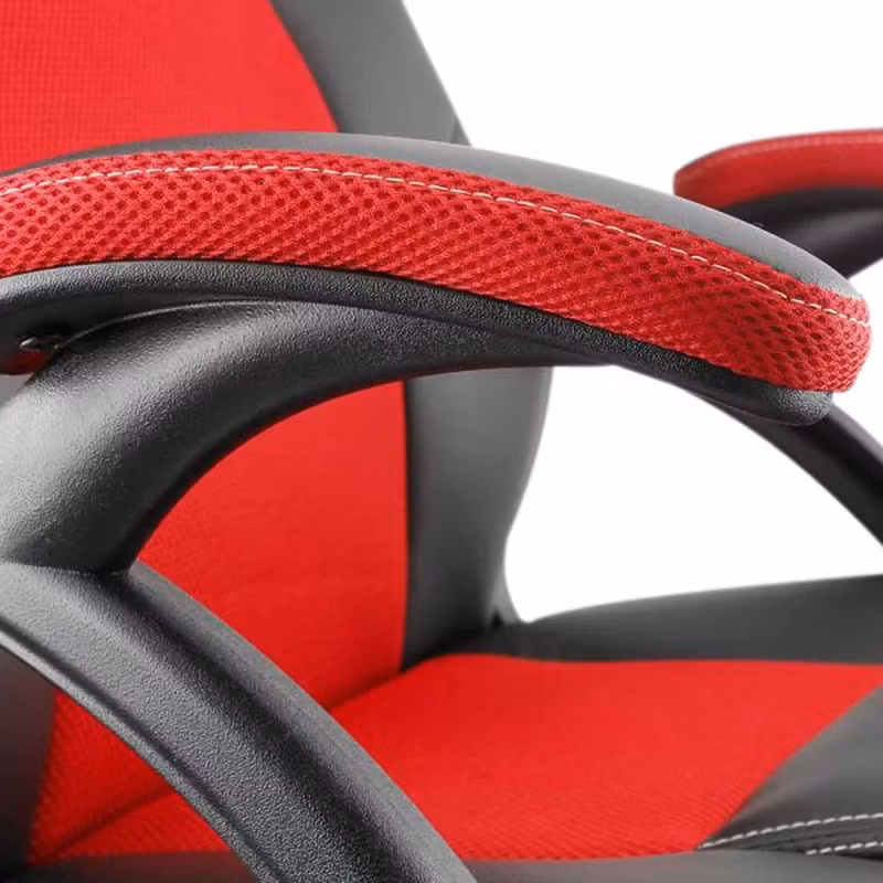White Shark KINGS THRONE 120 kg Gamingstol i ekologiskt läder Svart/röd