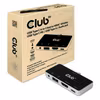 Club 3D CSV-1591 4-i-1 USB-C-hubb HDMI 4K 60 Hz med 100 W PD Svart