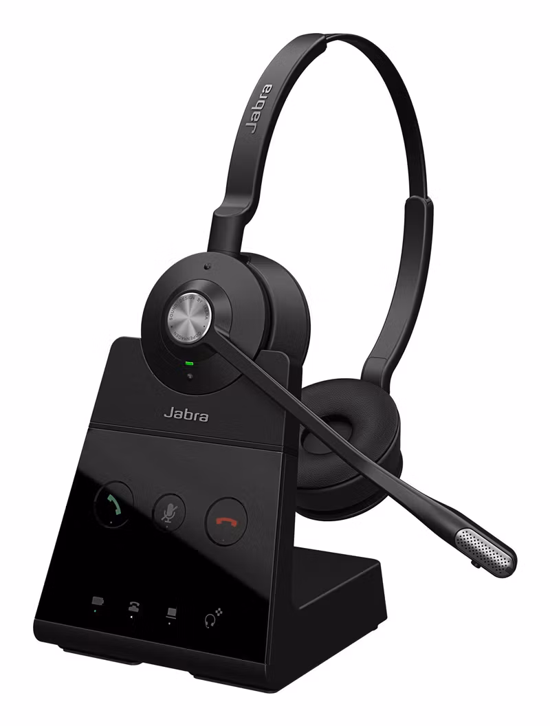 Jabra Engage 65 SE Stereo Trådlöst DECT-headset Svart