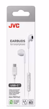 JVC HA-FR17UC USB-C In-ear-hörlurar med mikrofon Vit
