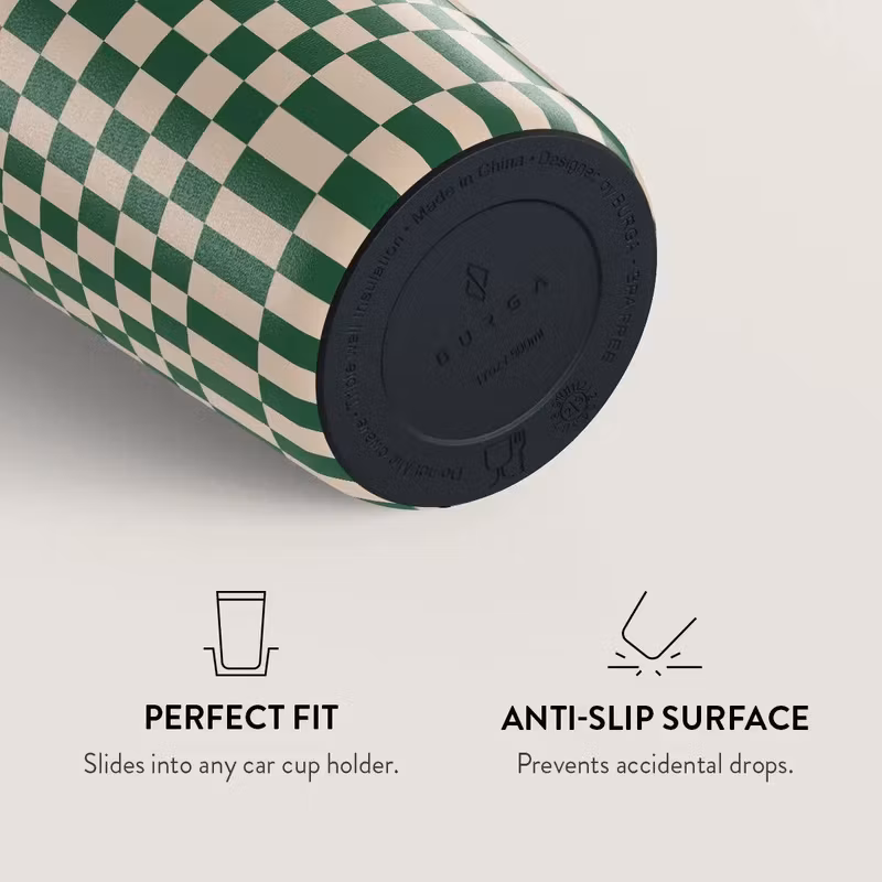 Burga Ivy League 500 ml Termosmugg med lock och sugrör i rostfritt stål