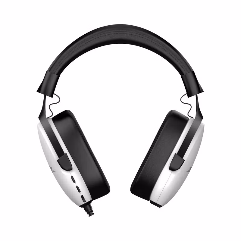 White Shark FOX Stereo Over-Ear Gamingheadset Med sladd Vit/Svart