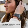 FIXED Silicone Magnetic Strap Magnetiskt silikonarmband för Apple Watch 44/45/46/49 mm Ljusgrå