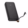 Xtorm Go2 XG2E30W201C 20 000 mAh 30 W Powerbank med inbyggd USB-C-kabel Svart