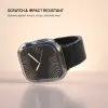 FIXED Pure Skyddsfodral med härdat glas för Apple Watch Series 10 46 mm Clear