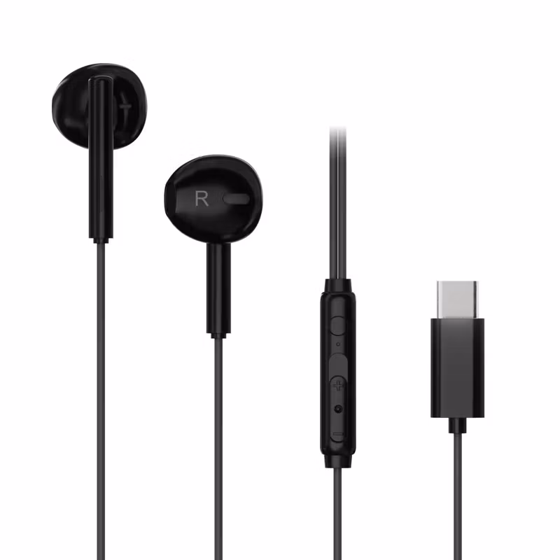 X2O USB-C Capsule In-ear-headset 1,2 m Svart