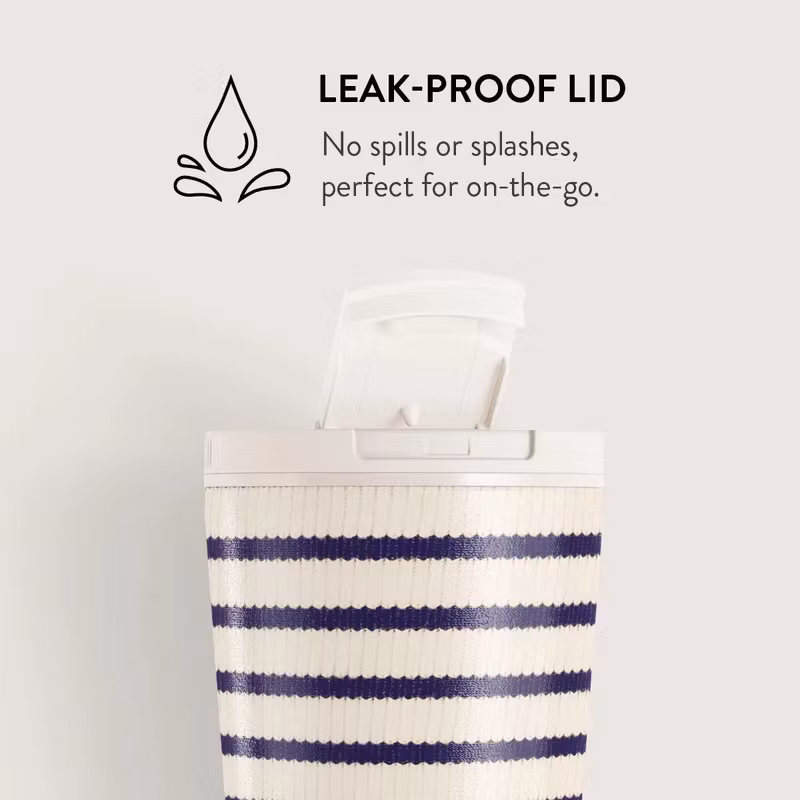 Burga Old Money 500 ml Termosmugg med lock och sugrör i rostfritt stål
