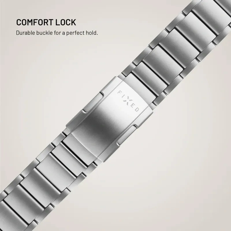 FIXED Titanium Strap Titanarmband för Garmin QuickFit 26 mm Naturlig titan