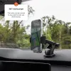 FIXED Iconiq XXL mobilhållare för vindruta och instrumentbräda Svart