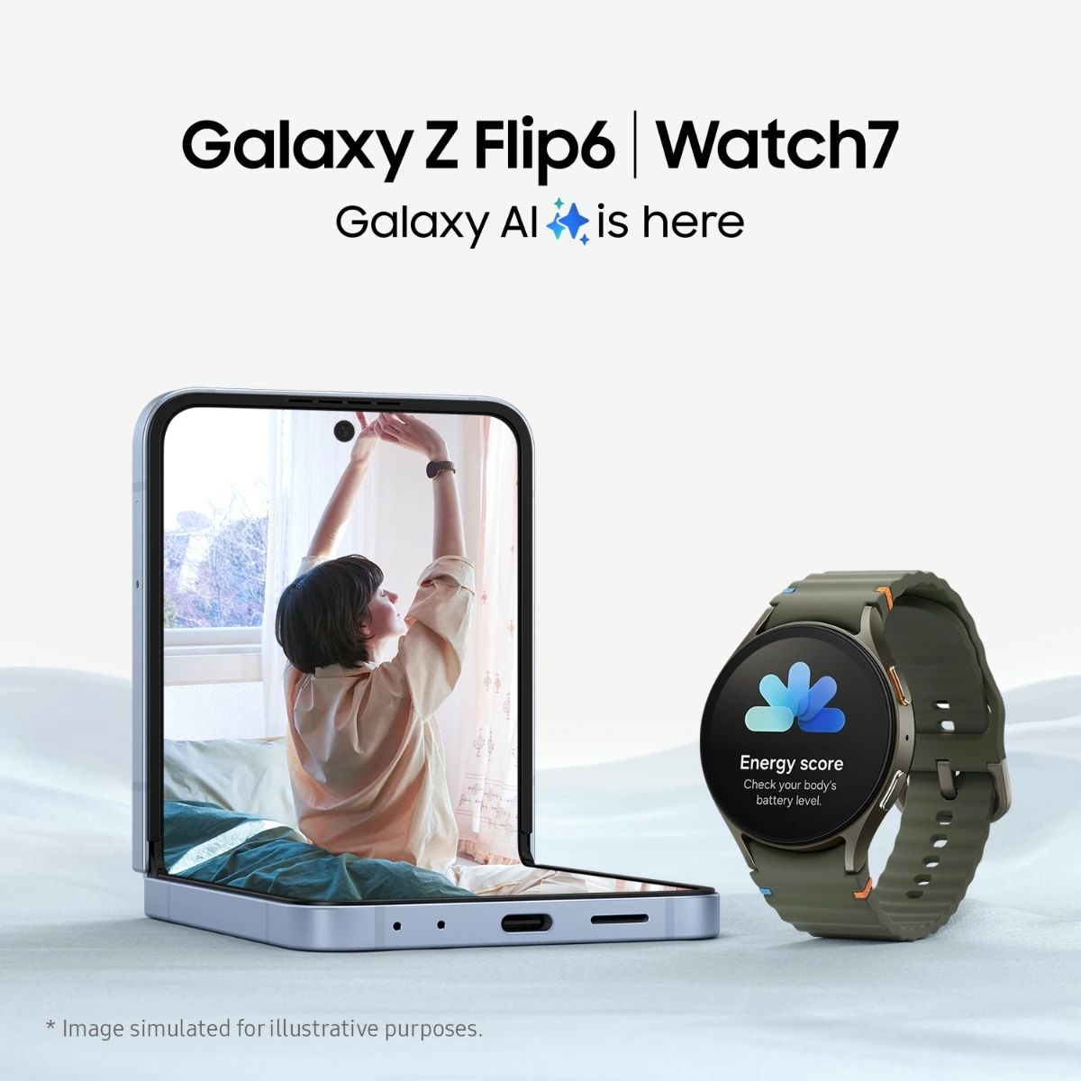 Samsung Galaxy Watch7 40 mm smartklocka grön