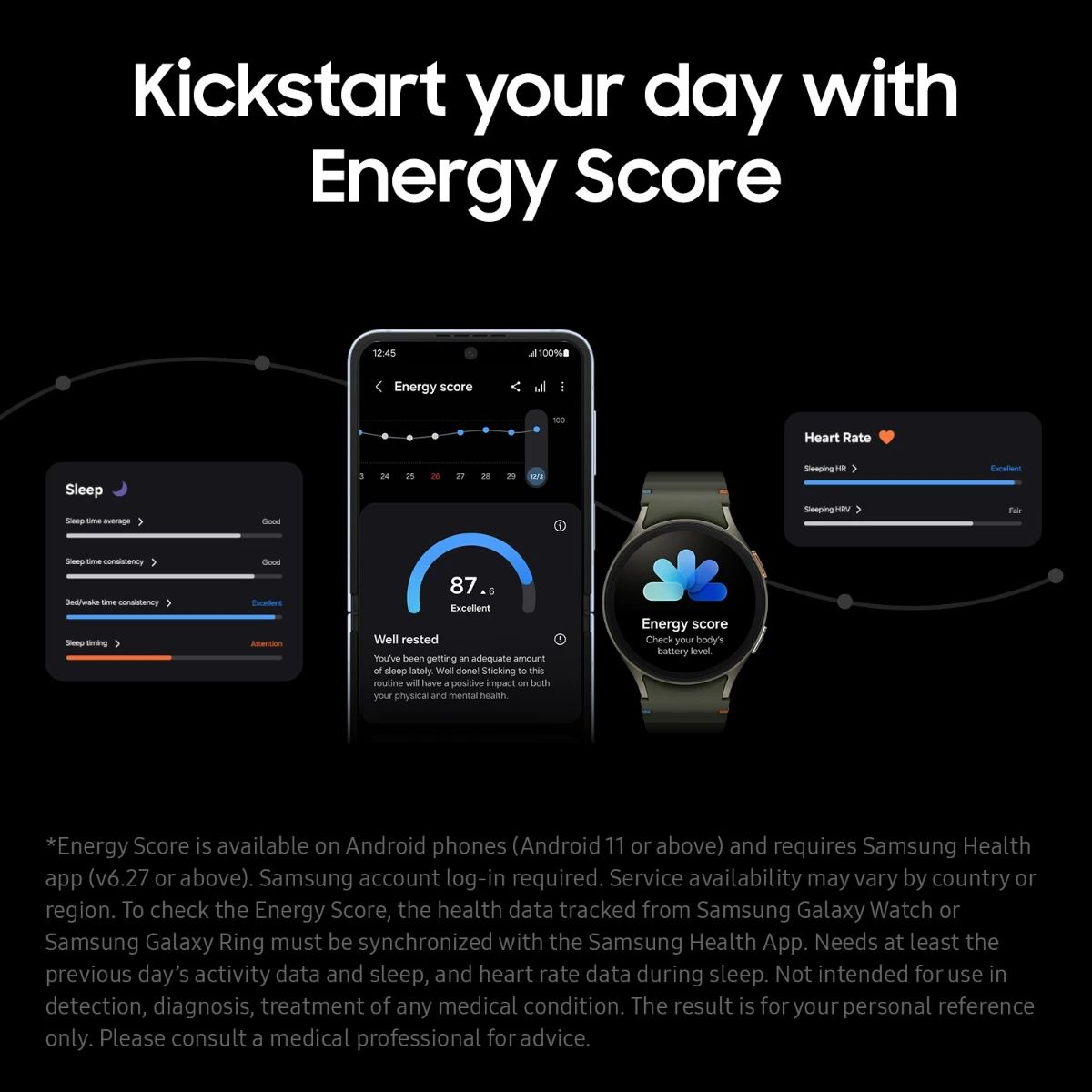 Samsung Galaxy Watch7 40 mm smartklocka grön