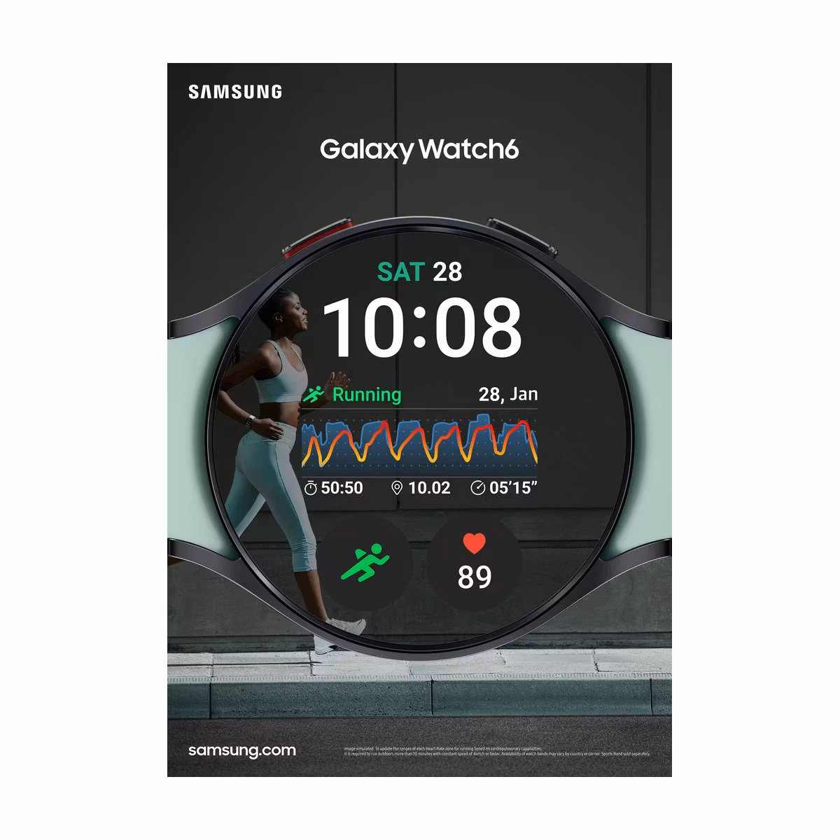 Samsung Galaxy Watch6 44 mm Silver Smartklocka