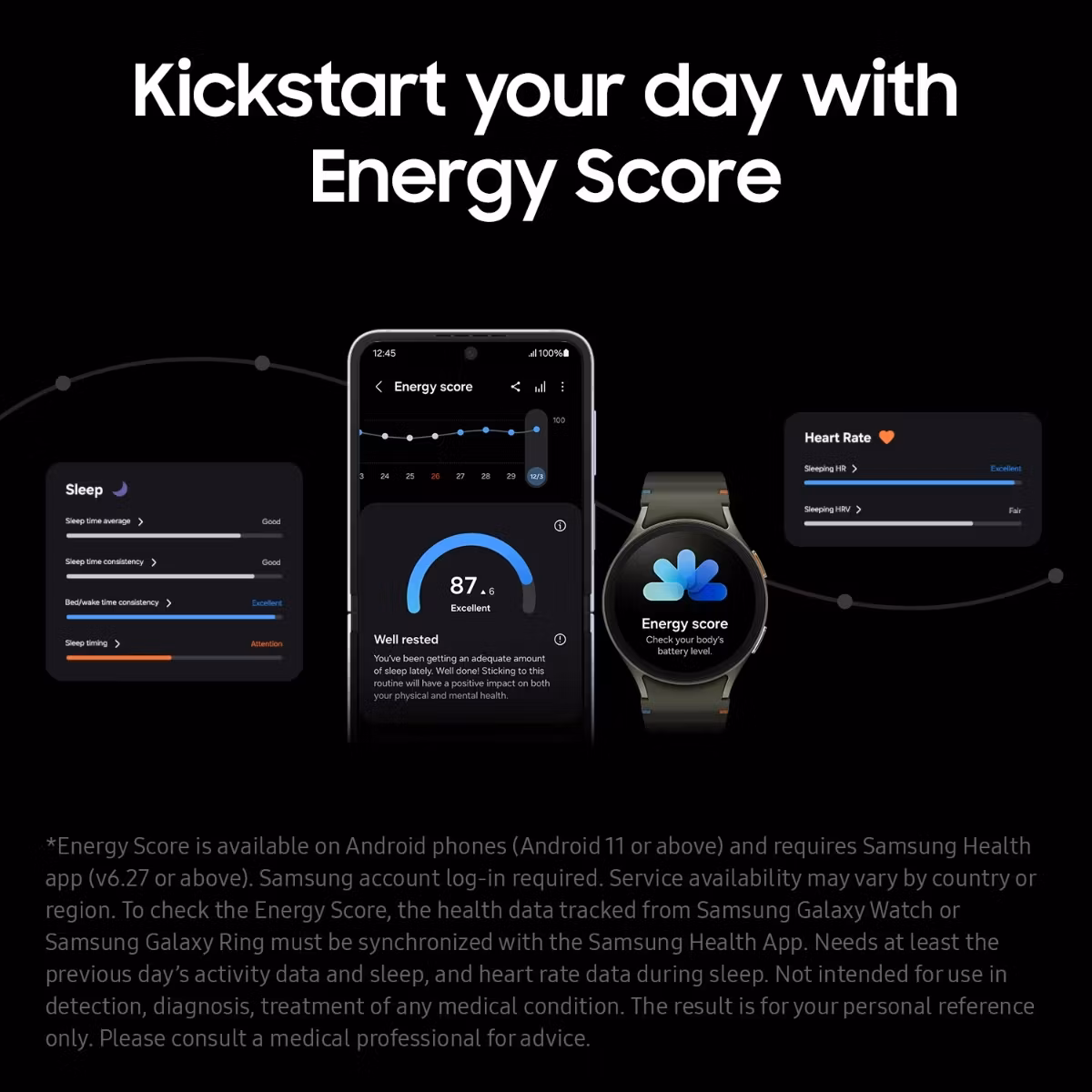 Samsung Galaxy Watch7 LTE 40 mm smartklocka grön