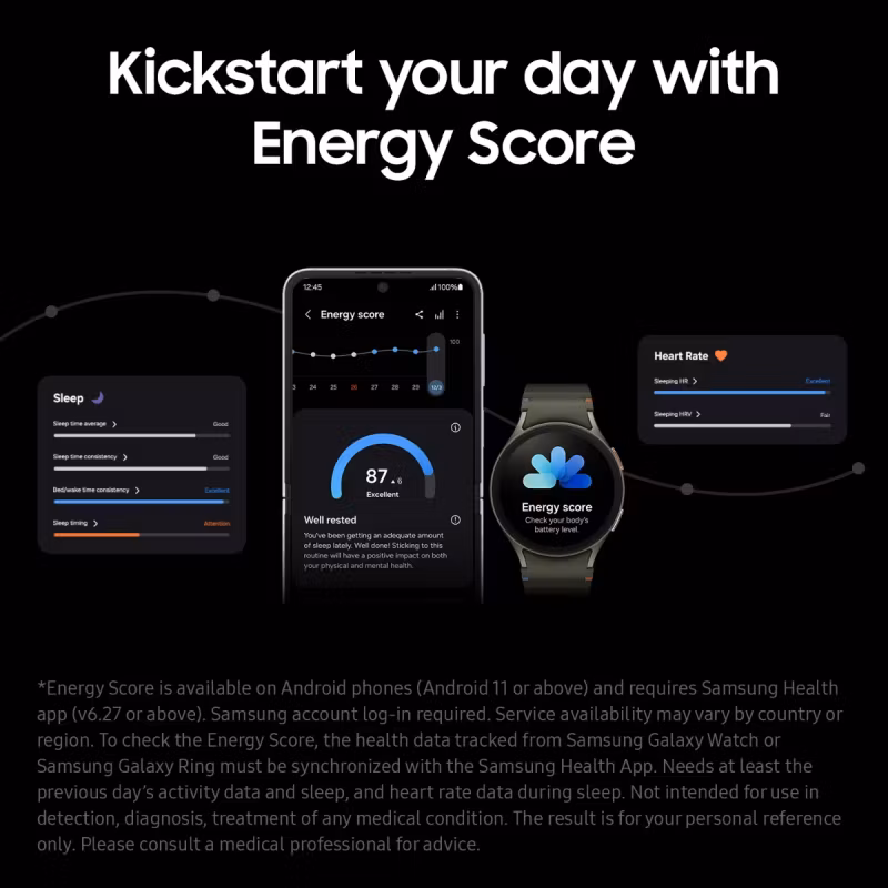Samsung Galaxy Watch7 LTE 40 mm smartklocka grön