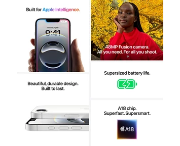 Apple iPhone 16e 5G 256GB Vit