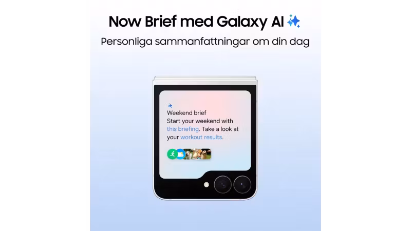 Samsung Galaxy Z Flip7 FE 8GB 256GB Vit
