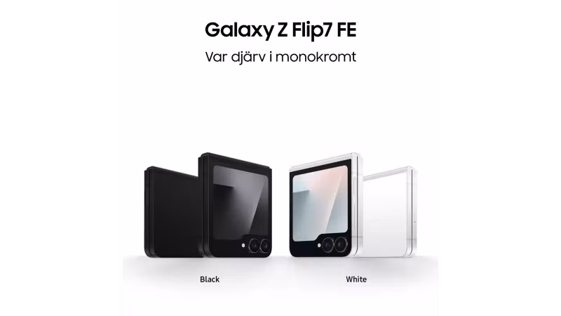 Samsung Galaxy Z Flip7 FE 8GB 128GB Vit